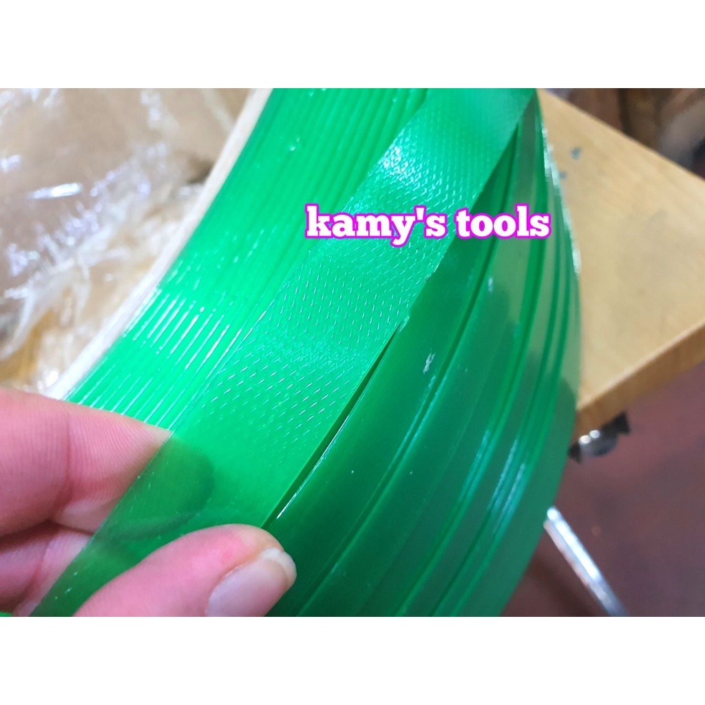 Dây đai nhựa PET bản 16mm 19mm độ dày 0.8mm chuyên sử dụng đóng đai kiện hàng hóa nặng kamytools