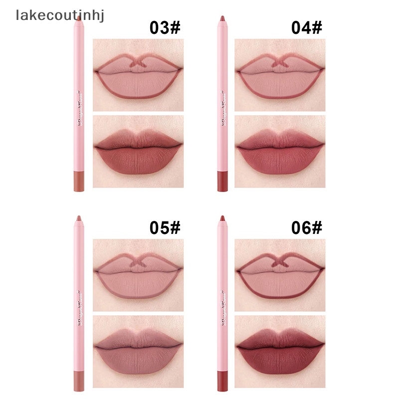 Lu Bút Chì Kẻ Viền Môi Lì Màu Gợi Cảm Chống Nước Lâu Trôi Không Dính Cốc