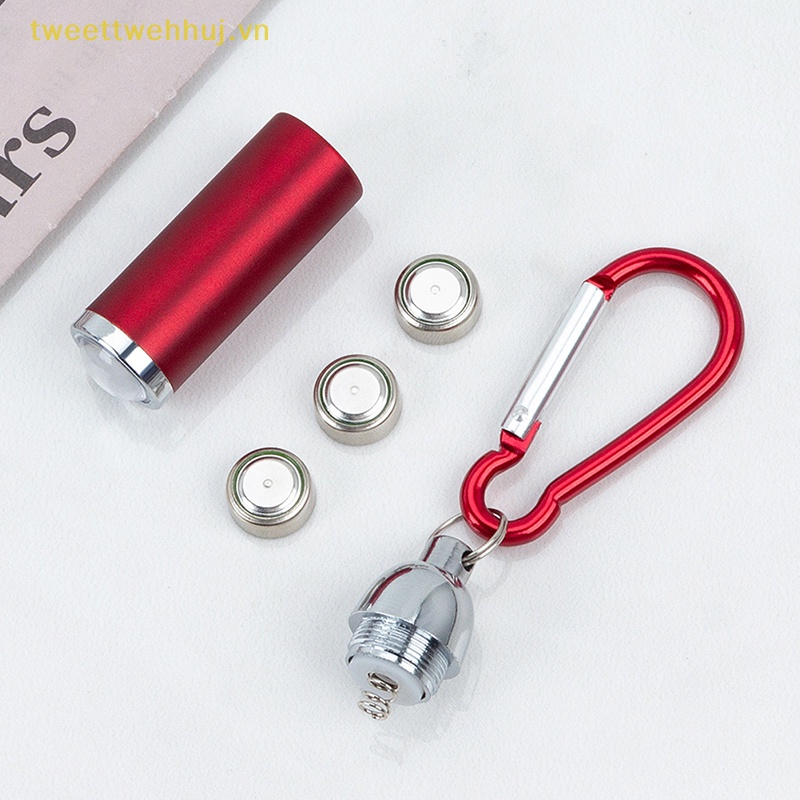 Tweehuj Móc Khóa Đèn Pin led mini Siêu Sáng Mang Đi Tiện Dụng vn