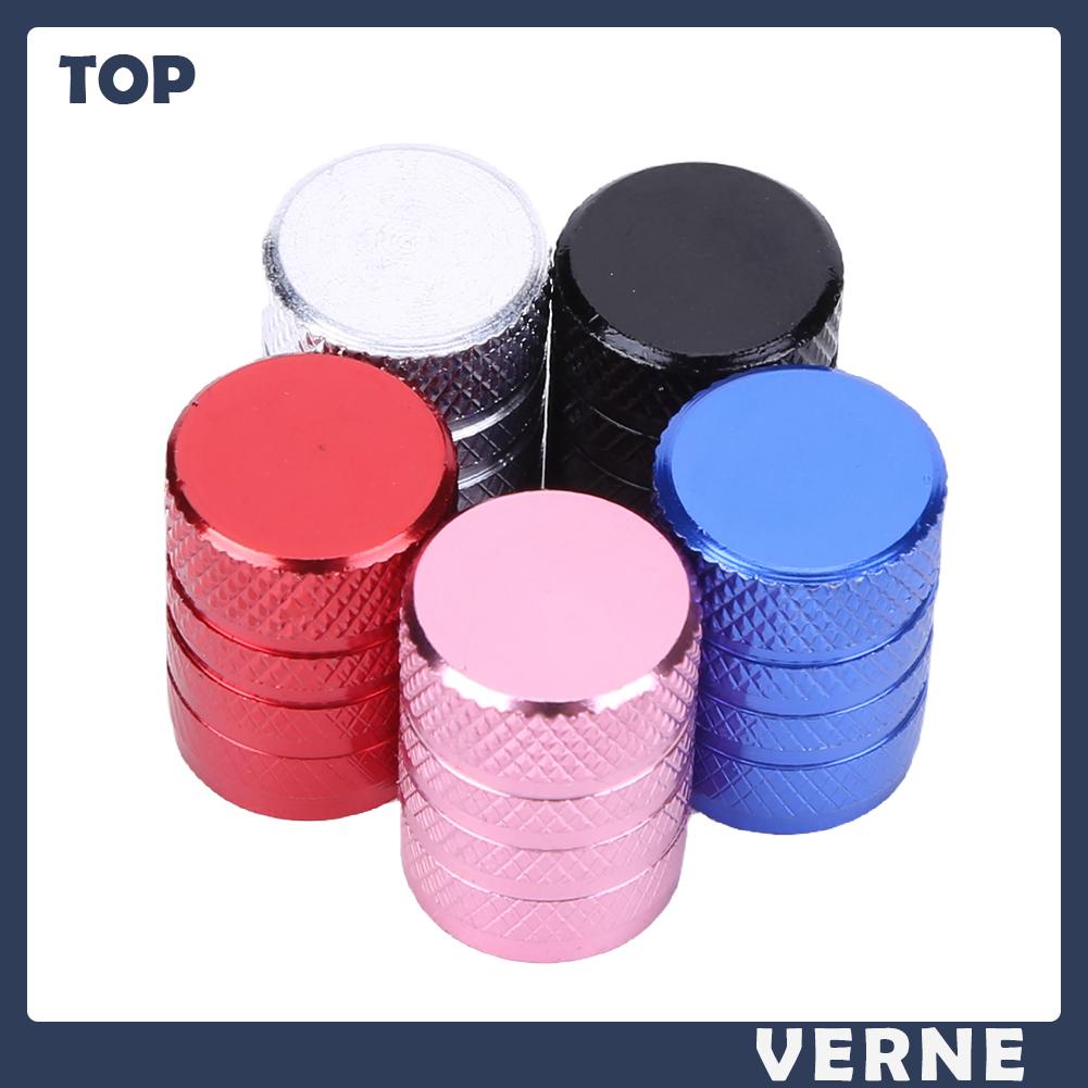 Bộ 4 Nắp Van Bánh Xe Hơi / Xe Tải Bằng Hợp Kim Nhôm