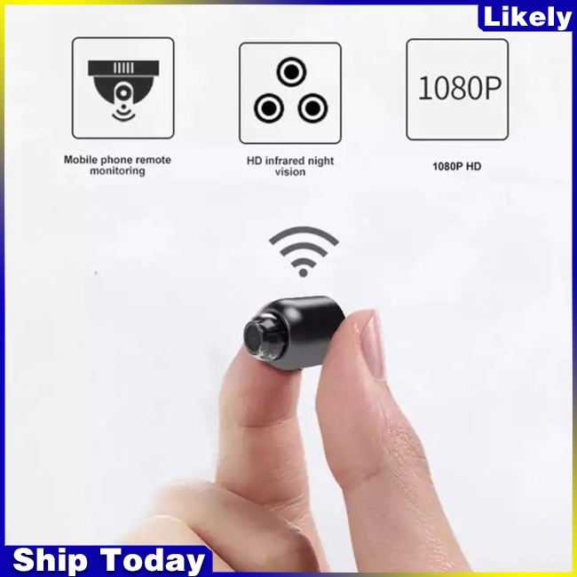 Camera mini x5 hd 1080p Tầm Nhìn Ban Đêm Trọng Lượng Nhẹ Màu Trong Suốt