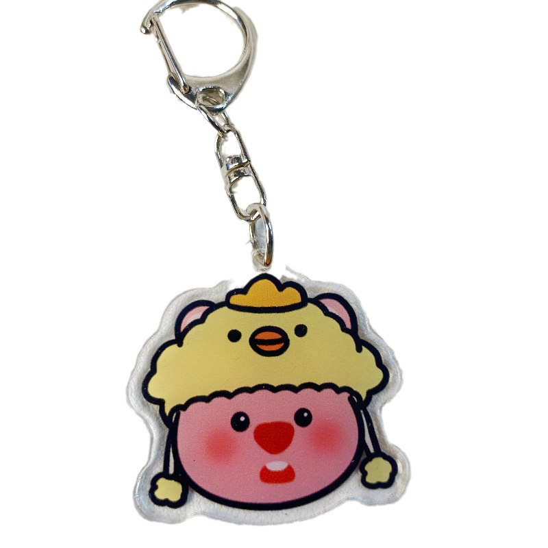 Móc Chìa Khóa Bằng acrylic Hình ruby loopy Dễ Thương Sáng Tạo