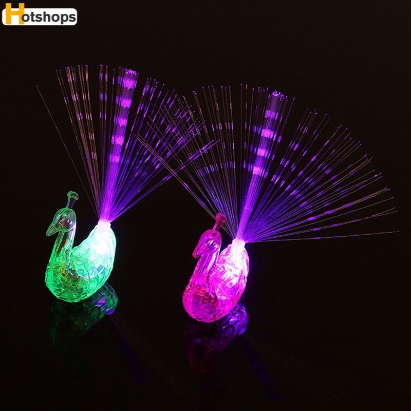 Đồ Chơi Con Công mini Có Đèn led Phát Sáng