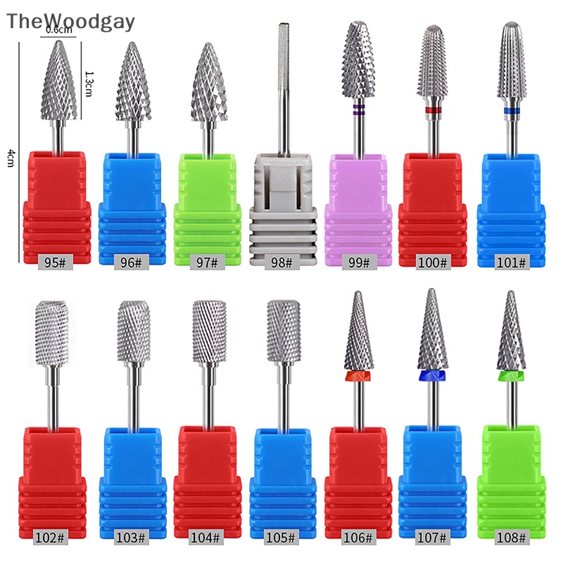 Mũi Khoan Móng Tay Bằng Thép Chuyên Dụng Cho Máy Mài Điện