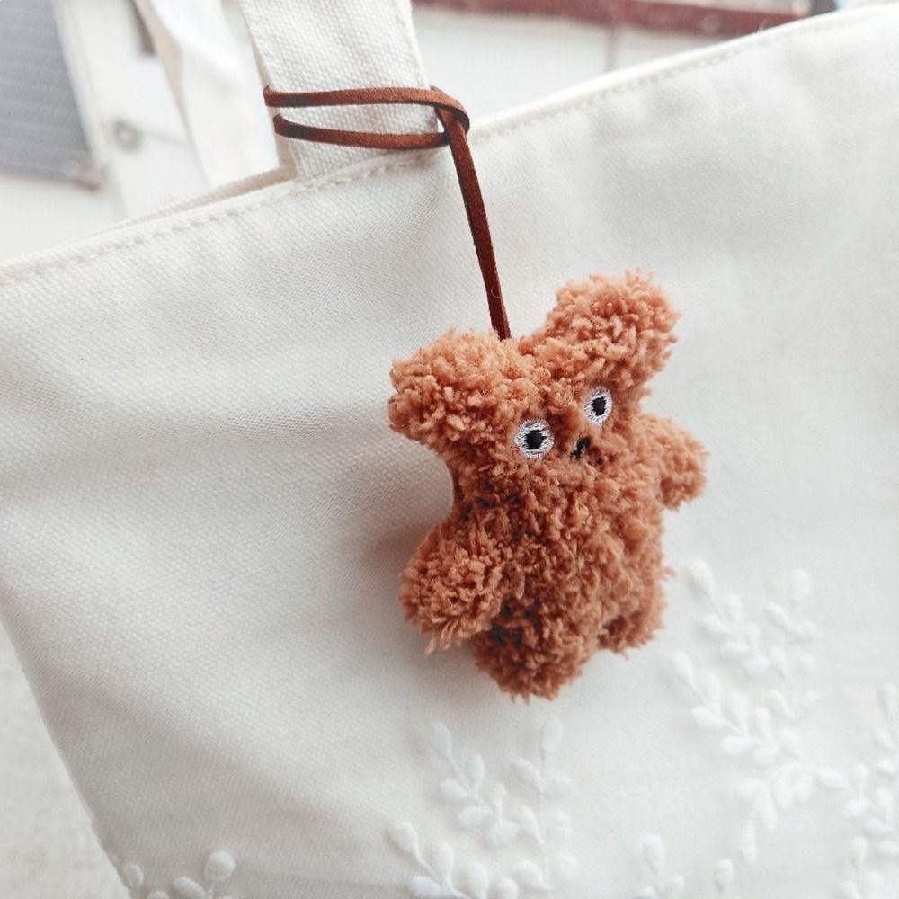 Twinkle Phụ Kiện Trang Trí Ba Lô, Túi Xách Hình Gấu Màu Matcha Phong Cách Hàn Quốc Sáng Tạo Cho Bé