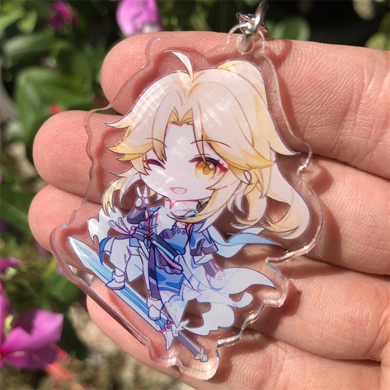 Móc khoá Honkai: Star Rail Luocha Fu Xuan Blade Imbibitor Lunae Keychain Anime Manga Phụ Kiện Trang Trí Túi xách Balo