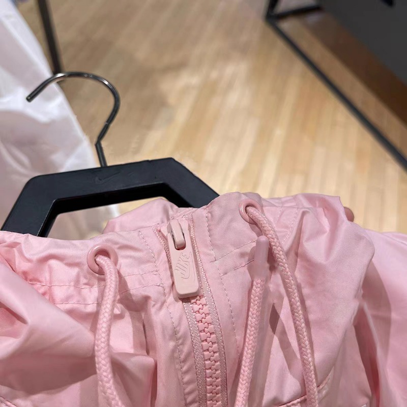 Nike Áo Khoác Có Mũ Thêu logo Thời Trang Cá Tính Cho Nữ