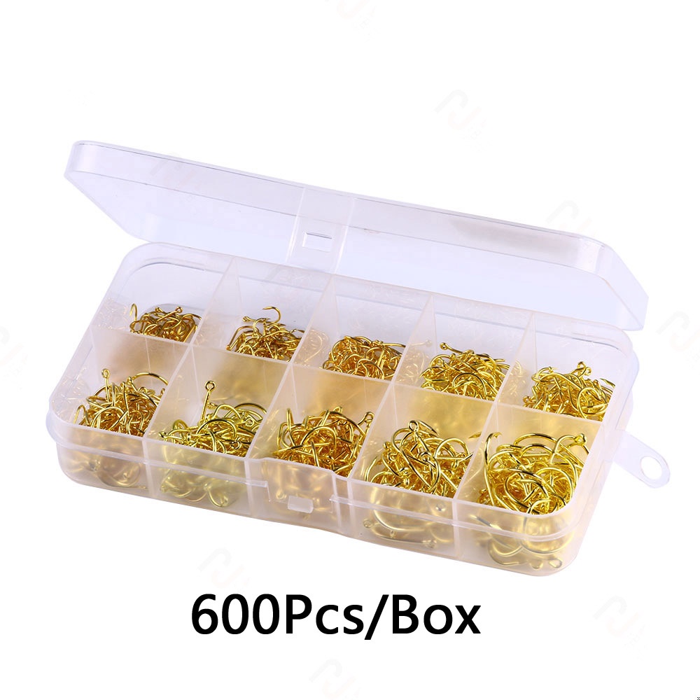 Hộp 500 Móc Câu Cá Bằng carbon size 3 # - 12 #