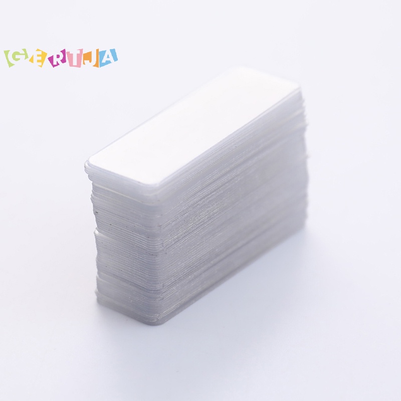 Hộp 60 Băng Keo Hai Mặt Hình Vuông Trong Suốt Siêu Dính Chống Thấm Nước Không Để Lại Dấu Vết