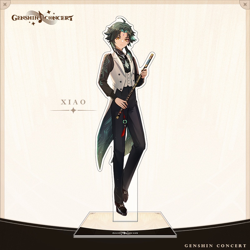 Genshin Giá Đỡ Đồ trang trí Nhân Vật anime Zhongliganyu xiao albedo