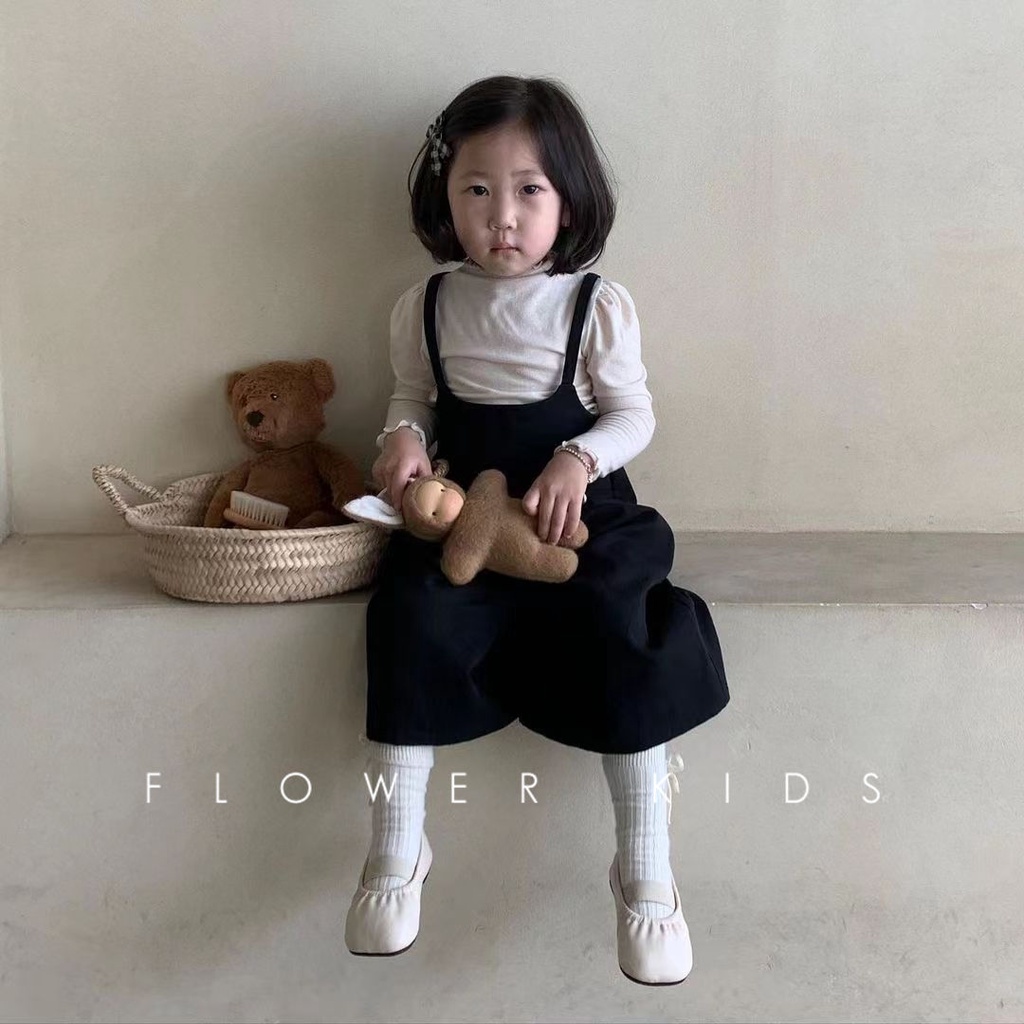 Giày Công Chúa Mũi Vuông Bằng Da Co Giãn Phong Cách Hàn Quốc Cổ Điển Mùa Xuân Hè Dành Cho Bé Gái 5