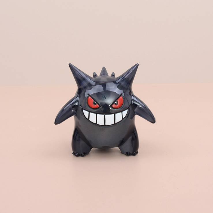 Mô Hình Nhân Vật gengar Trong Suốt Màu Tím / Đen Trong pokemon Độc Đáo Trang Trí Nhà Cửa
