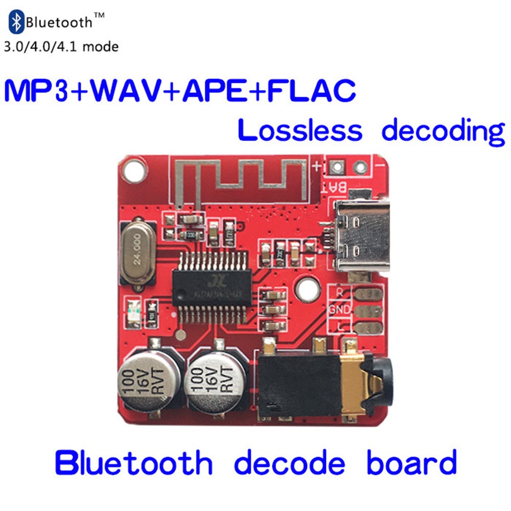 Bảng Mạch Giải Mã Gaqee 3.7-5v bluetooth 4.1 mp3 Thẻ