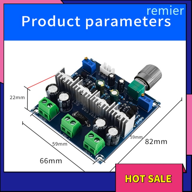 Bảng Mạch Khuếch Đại Âm Thanh tip41c tip42c xh-a851 15w * 2 Chuyên Dụng Cho Loa Gia Đình