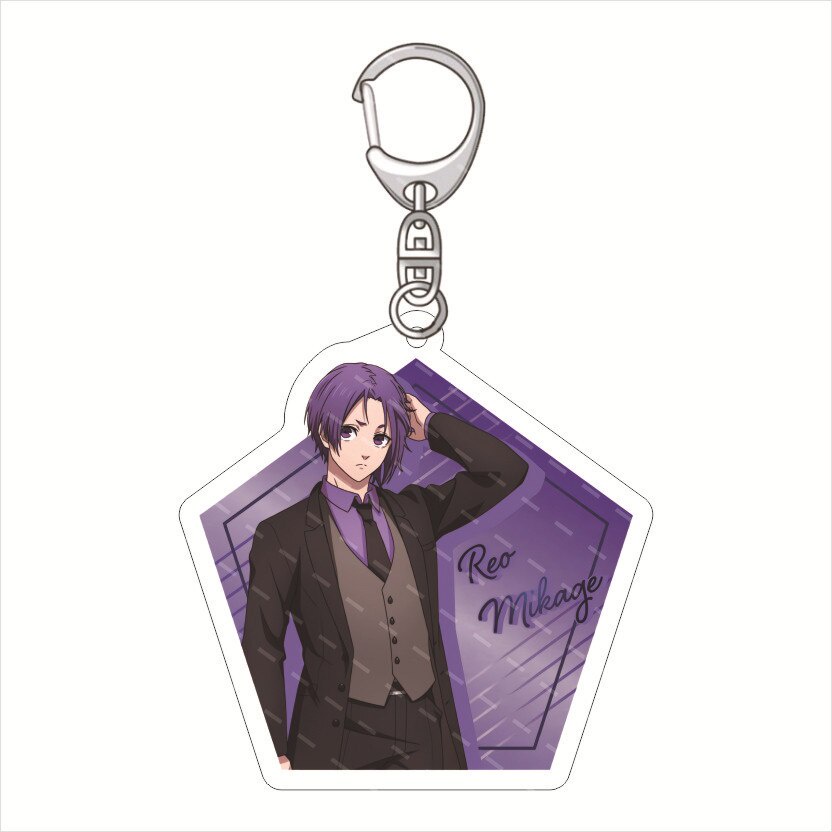 Móc khoá Anime Manga Blue Lock Anime Itoshi Rin Chigiri Hyoma Suit Series Acrylic Cute phụ kiện trang trí dễ thương