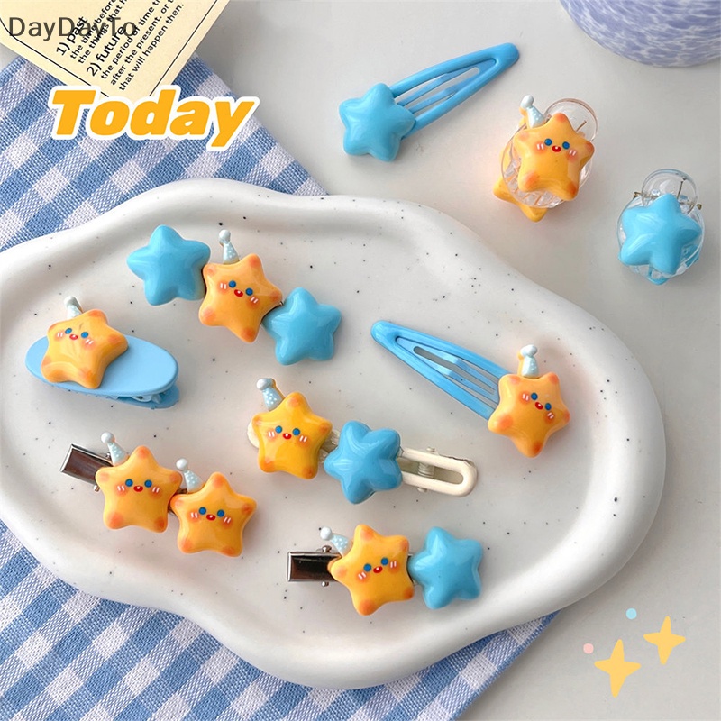 Kẹp Tóc Hình Đám Mây / Ngôi Sao / Đám Mây Dễ Thương Thời Trang Cho Bé Gái