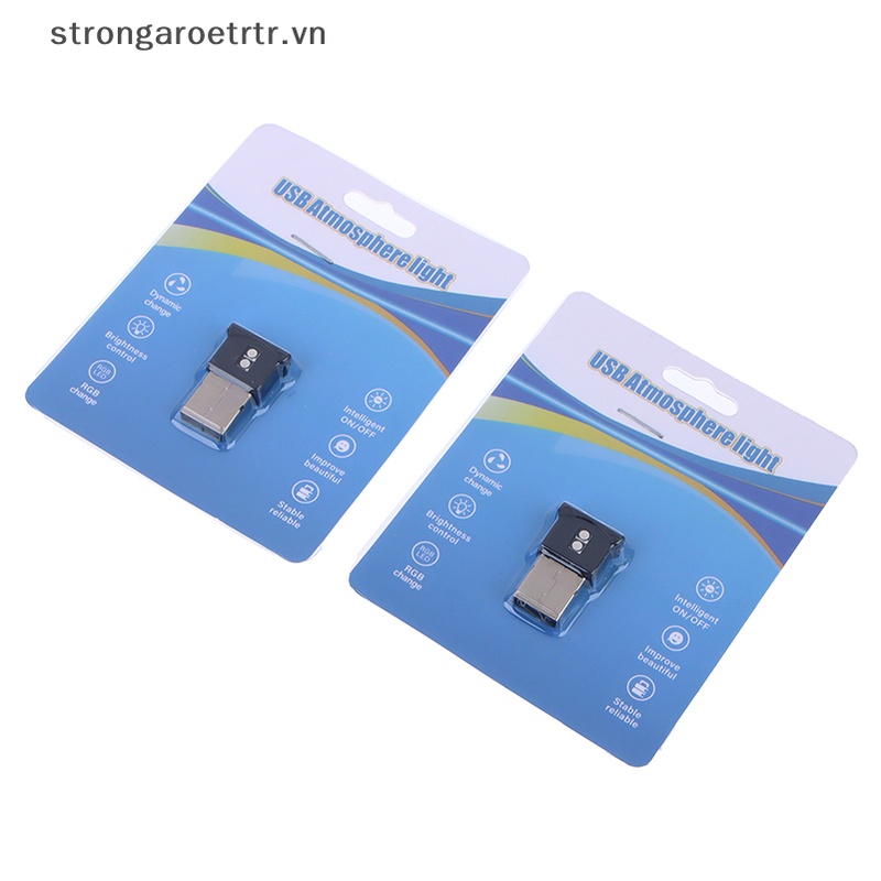 1 Đèn led usb 8 Màu Trang Trí Nội Thất Xe Hơi / laptop
