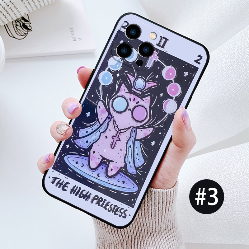 Ốp Điện Thoại Mềm Hình Lá Bài tarot Cho iphone14 promax / iphone14 / iphone13 / iphone13pro max / mi ni iphone12 mini iphone12 promax iphone12