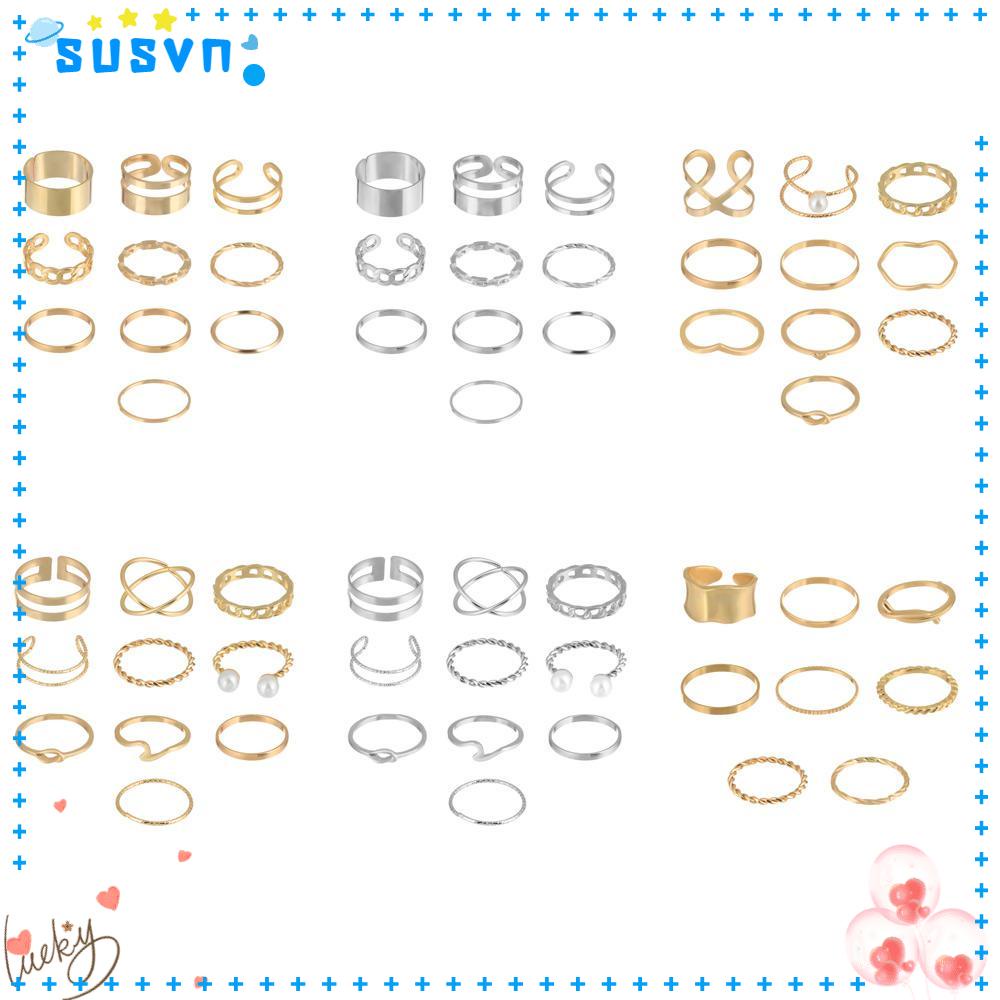 Nhẫn Hở Mạ Vàng / Bạc Thiết Kế Thời Trang