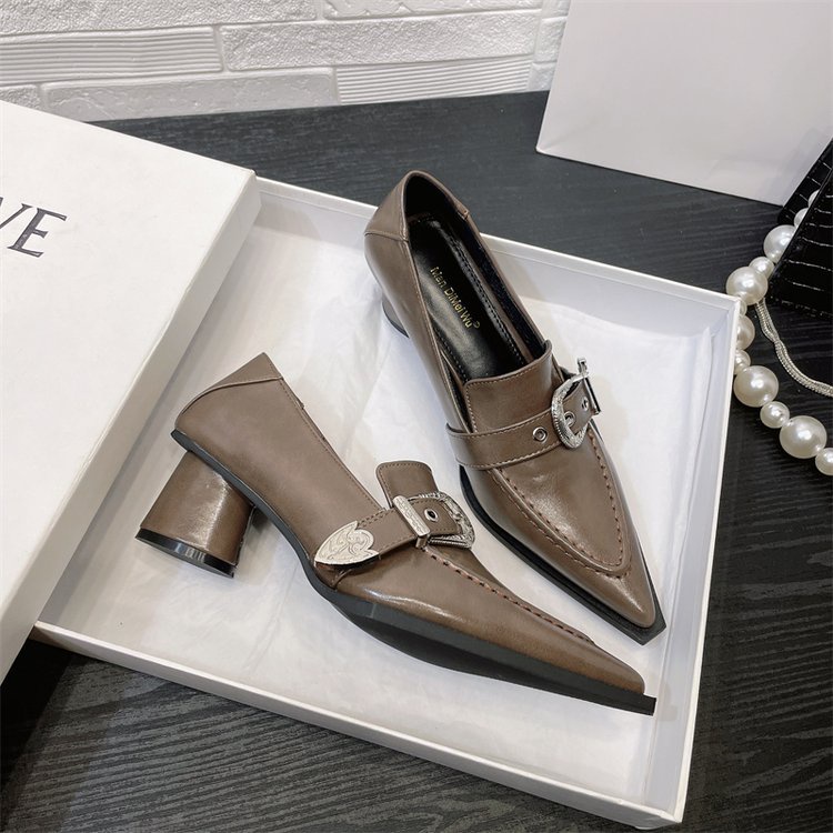 Giày Cao Gót Mũi Nhọn Thời Trang Dành Cho Nữ / size 35-39