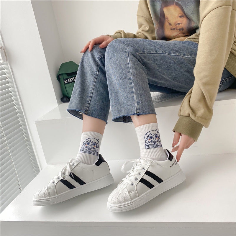 Giày Thể Thao Hở Ngón Màu Trắng Thời Trang Dành Cho Nữ