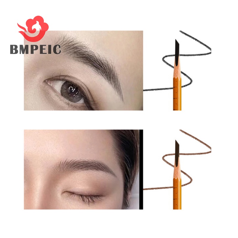 1 Cây Bút Chì Kẻ Lông Mày Màu Đen Chống Nước Lâu Phai Tiện Dụng Mới