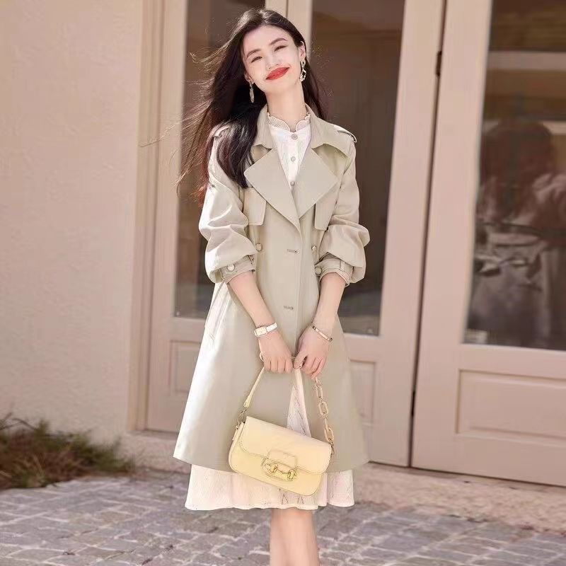 Áo Khoác Dáng Dài Thời Trang Mùa Thu 2023 Dành Cho Nữ