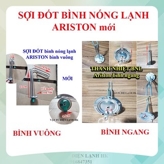 Sợi đốt ARISTON bình ngang / vuông - ruột bình nóng lạnh Thanh nhiệt điện trở Mayso mai so BNL Xịn