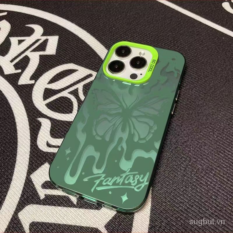 Ốp Điện Thoại Hình Bướm Cho iphone 15promax 15pro 15 14 13 12 11 pro max 14promax 13promax 11promax xr xsmax 7 8 plus
