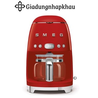 Máy pha cà phê smeg dcf02, máy pha cafe, dung tích 1,4l,cho gia đình, văn phòng, nhập eu, bh 12 tháng, giadungnhapkhau19