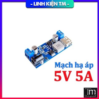 Mạch Hạ Áp 12V/24V/36V Xuống 5V-5A Hiệu Suất Cao DC-DC (XY-3606)