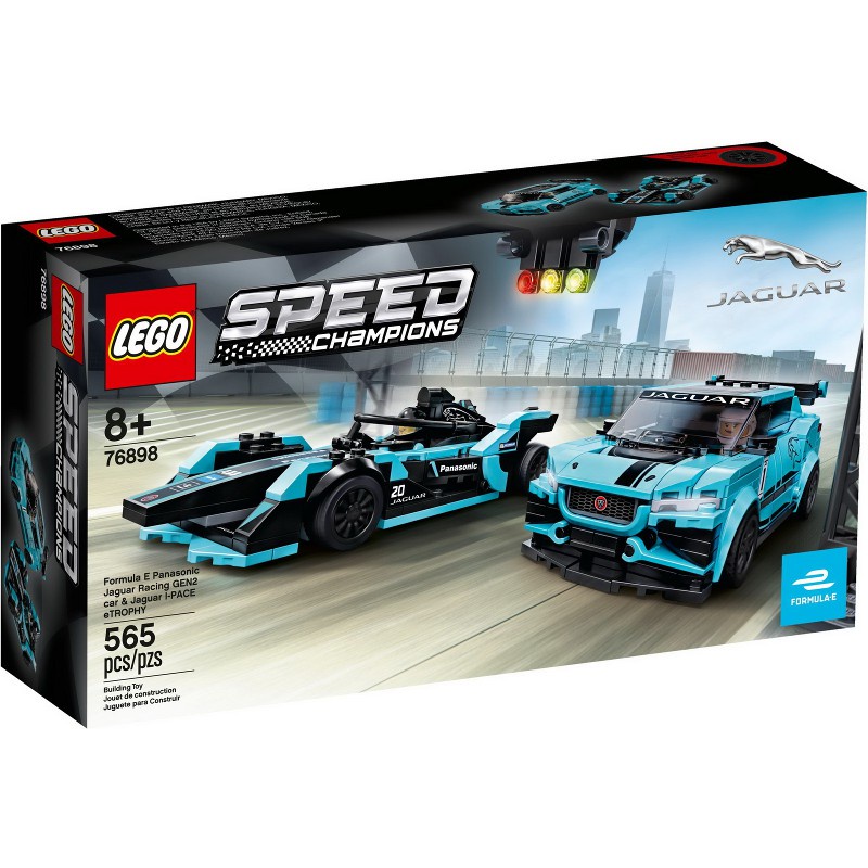 Lego Speed Champions 76898 - Bộ xếp hình Lego Xe Formula E Panasonic Jaguar Racing GEN2 & I-PACE eTROPHY