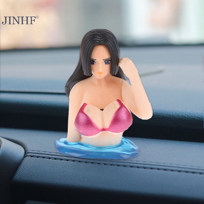 Jinf Đồ trang trí Búp Bê anime Lắc Ngực Trang Trí Nội Thất Xe Hơi Xe Máy Xe Đạp Làm Quà Tặng Bán Chạy