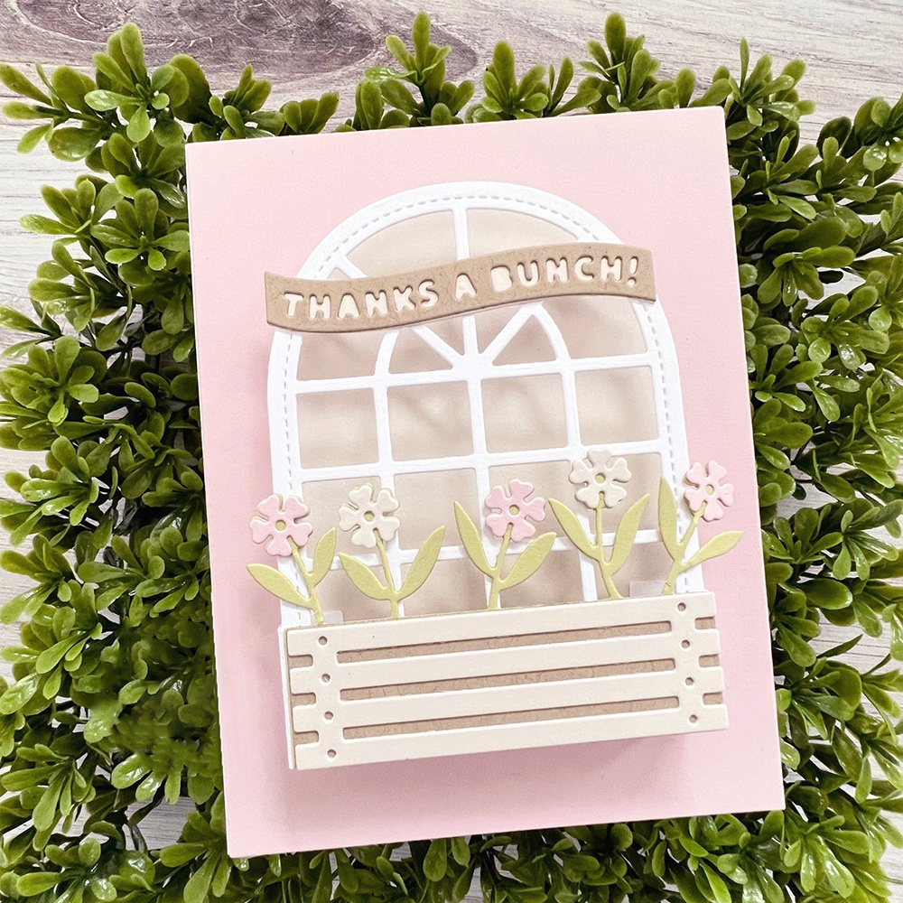 Khuôn Cắt Giấy Bằng Thép carbon Hình Chữ happy birthday Thẻ