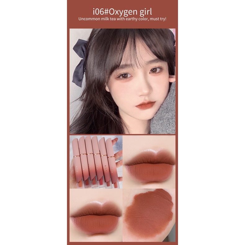 Son Lì 6 Màu Sắc Tùy Chọn Không Nhuộm 2.1g