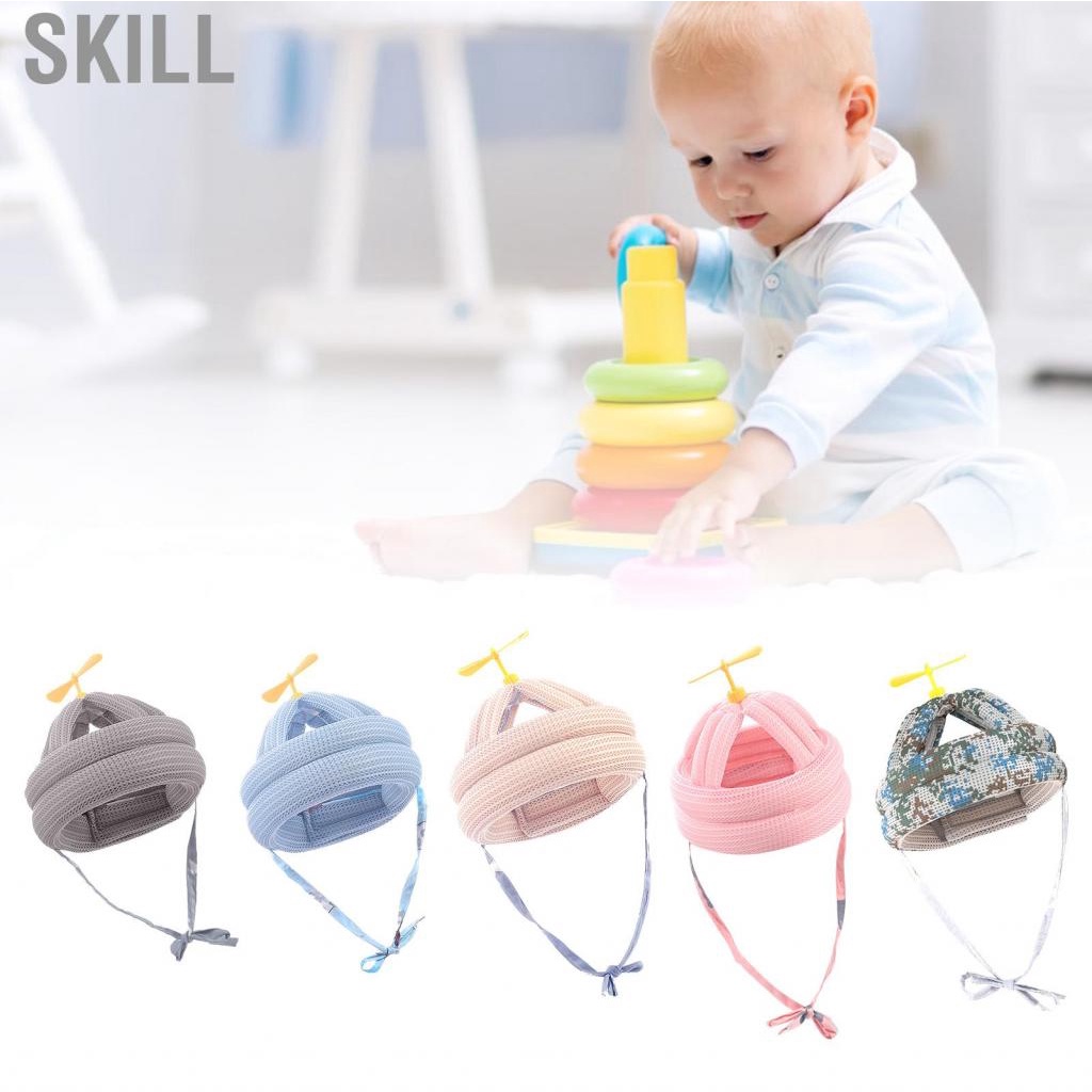 Skill Baby Safety   Soft Adjustable Toddler Head Protection Hat for Crawling