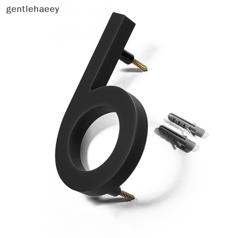 Biển Hiệu Gắn Cửa Ra Vào Hình Chữ Cái Và Số Lớn Phong Cách Hiện Đại #0Con Số Đen 5 Inch 125mm 125mm 125mm Trang Trí Nhà Cửa