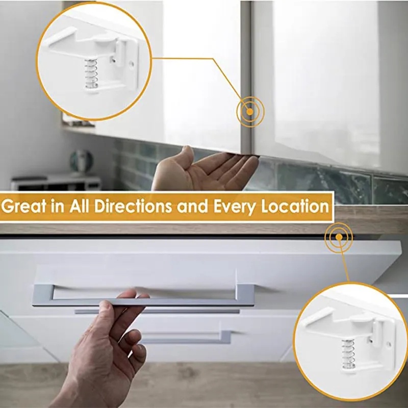 Khóa Tủ Vô Hình Không Cần Khoan Bảo Vệ An Toàn Cho Bé