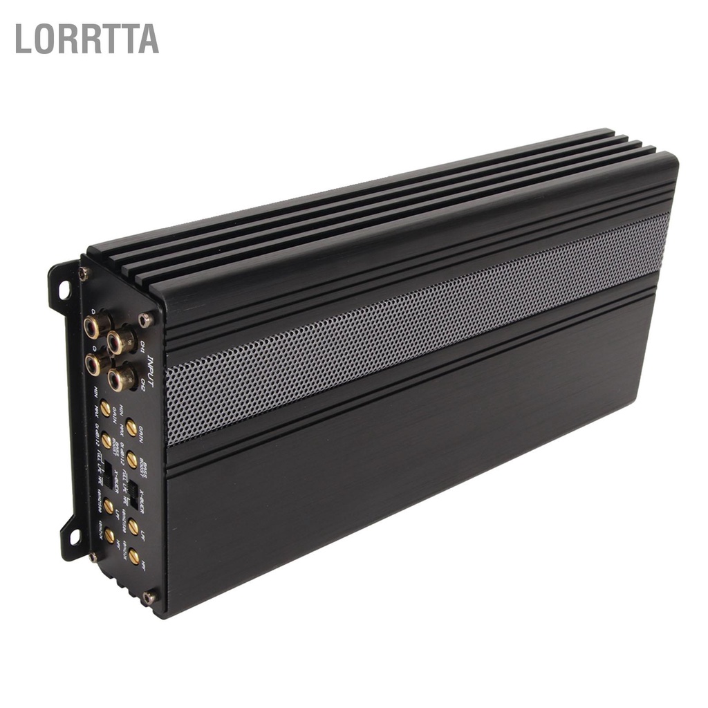 Lorrtta Bộ khuếch đại ô tô 4CH Class AB 400W 4 Ohms công suất 12V có thể kết nối cho loa Loa siêu trầm