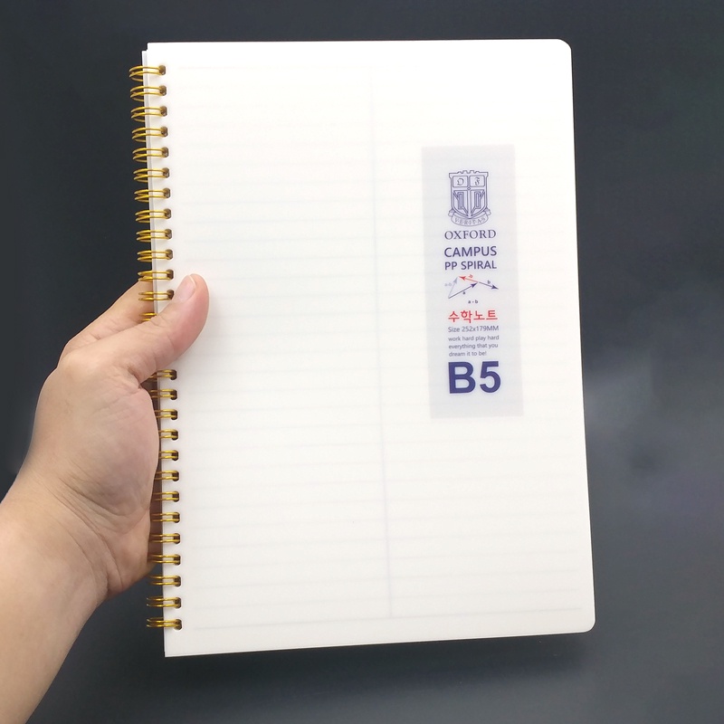 Sổ Lò Xo Toán Học Milk B5 Kẻ Ngang 80 Trang - Oxford DJ35B52