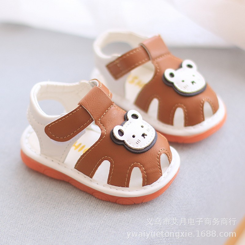 109G. GIÀY CAO CẤP DA PU ĐẾ CAO SU NON CÓ KÈN CHO BÉ TẬP ĐI. GIÀY XĂNG ĐAN QUAI DÁN CHO BÉ TRAI BÉ GÁI. BABY LINK