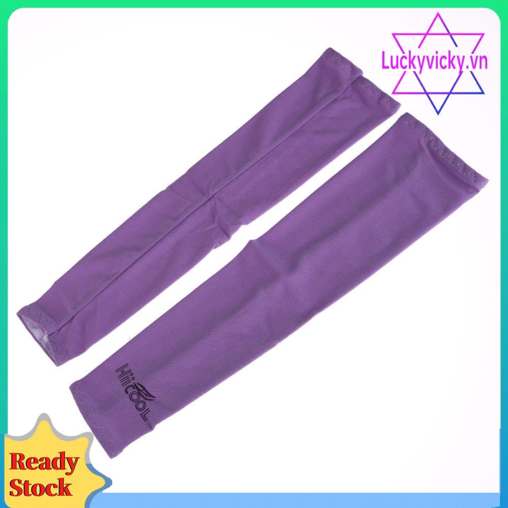 1 Cặp Vỏ Bọc Cánh Tay Làm Mát Chống Tia uv Khi Đi Xe Đạp / Chơi golf Ngoài Trời