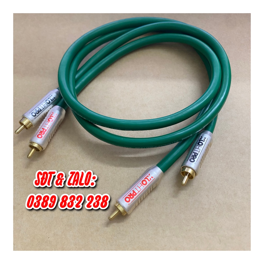 Dây AV McIntosh đầu XLOHTPRO Cao Cấp Mỹ - Hàng Chính Hãng