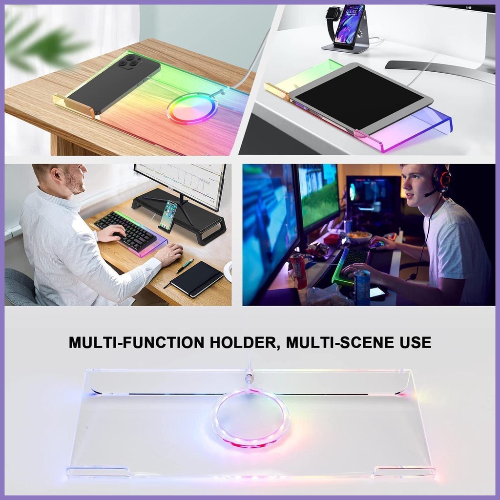 Giá Đỡ Nâng Bàn Phím Máy Tính Bằng acrylic Trong Suốt Tiện Dụng Cho Gia Đình nota2vn