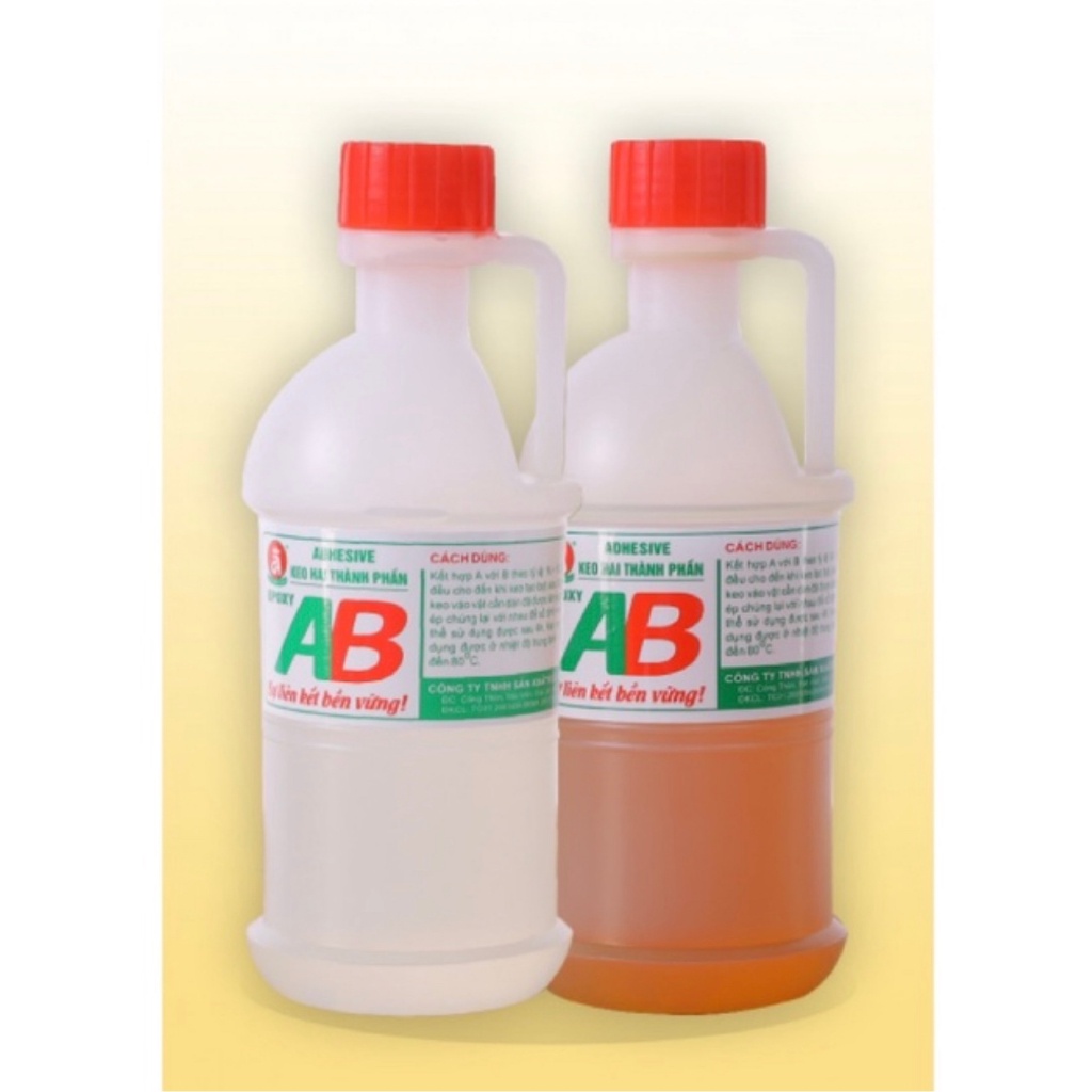 KEO AB 2 THÀNH PHẦN GẮN GỖ CẶP 600G