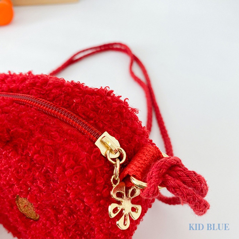 Túi Đeo Chéo Vai Hình Thỏ Hoạt Hình Bằng Vải Bông Nhỏ Nhắn Dễ Thương Dành Cho Trẻ Em