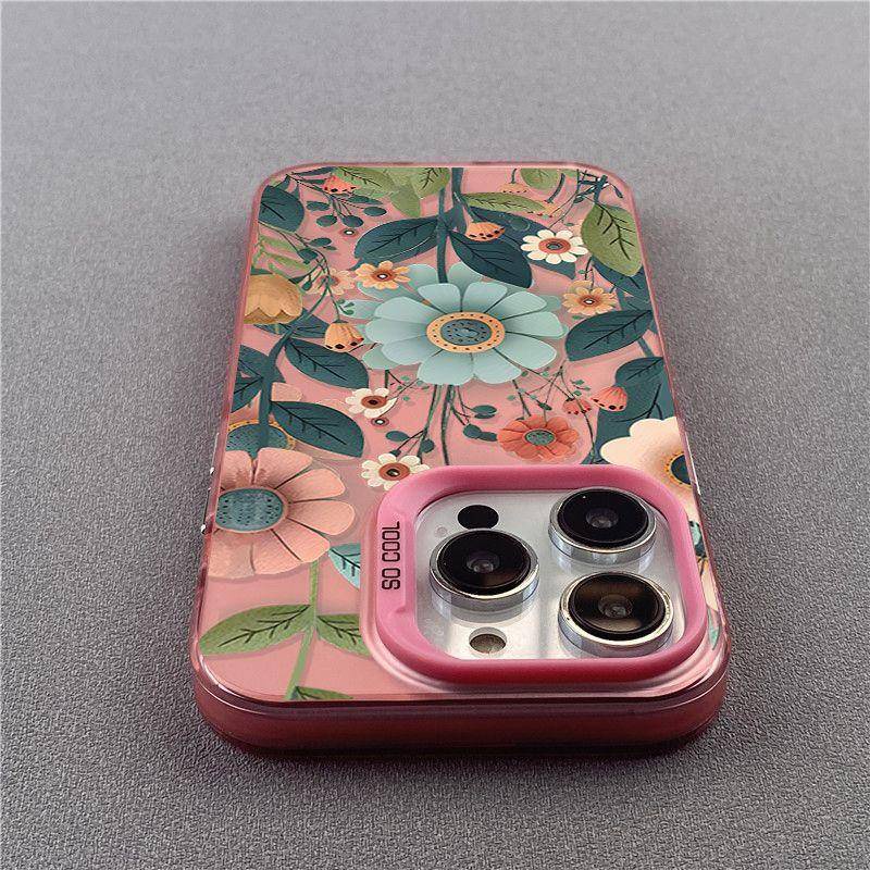 Ốp Điện Thoại Hình Hoa Cho iphone 15 14 11 pro max x xr xs max 7 8 plus se 2020 12 pro max 12 mini 13 pro max