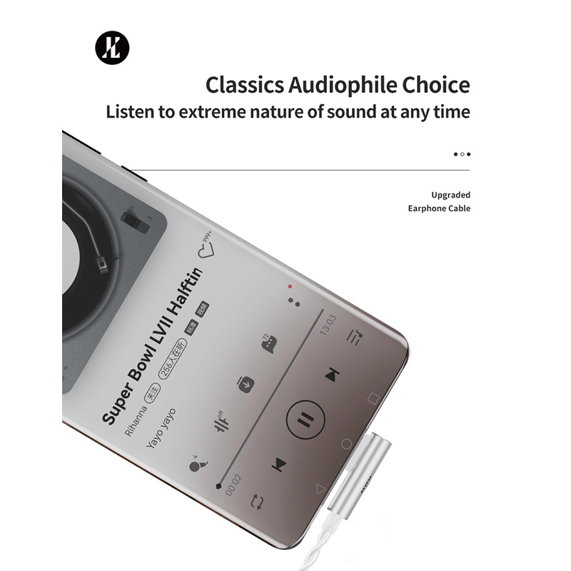 Jcally Cáp Tai Nghe Mạ Bạc tc20 type-c 8 Lõi bes3001-sp dac Kèm mic Cho kz trn