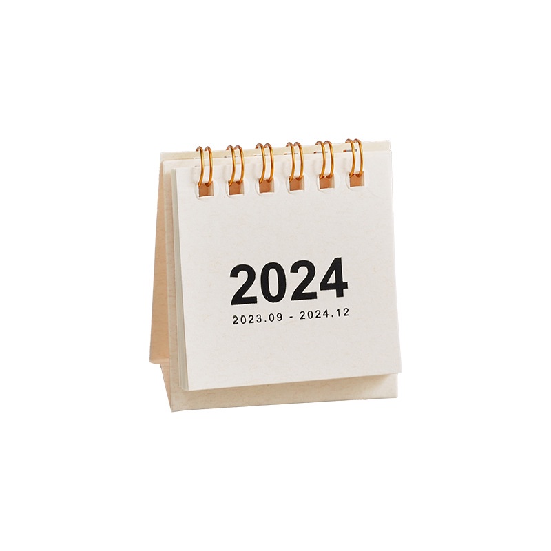 Lịch Năm 2024 mini Để Bàn Thiết Kế Sáng Tạo