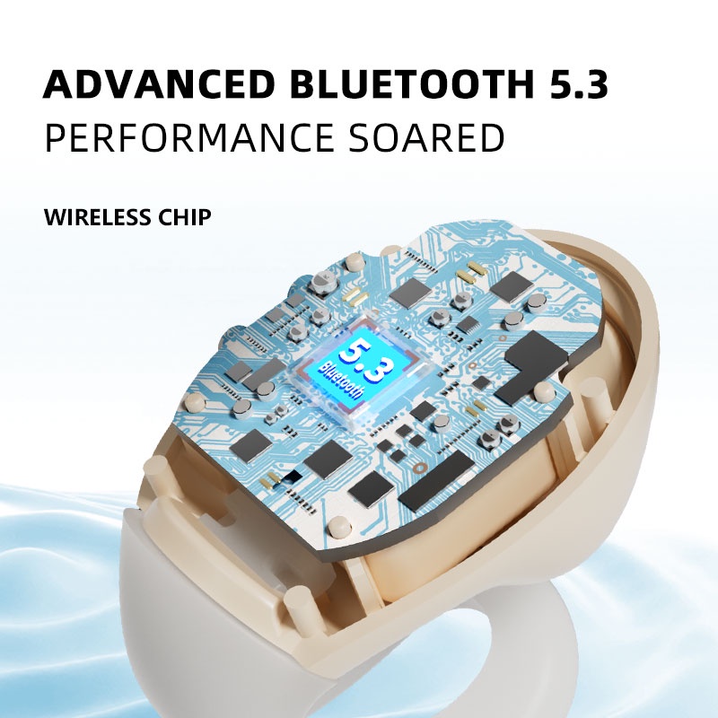 Tai Nghe Nhét Tai bluetooth Không Dây tzuzl g85 tws Có Kẹp Gắn Tai Kèm mic Phong Cách Thể Thao Ốp